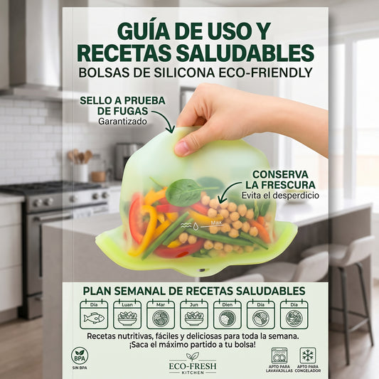 Guía de Uso + Recetas Saludables Semanales