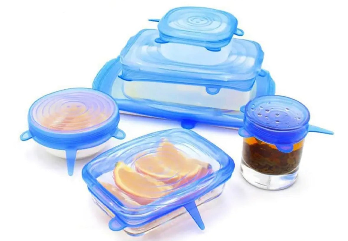 FreshCovers™ – Tapas de Silicona Reutilizables (Set de 6)