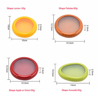 Novolvia FreshShield™ Pack de 4 Protectores de Silicona Premium BPA-Free