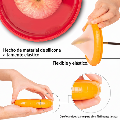 Novolvia FreshShield™ Pack de 4 Protectores de Silicona Premium BPA-Free